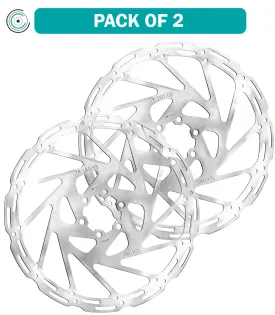 2 Pack Tektro TR180-53 Disc Rotor 180mm, 1.8mm Thickness | 4-Piston Calipers