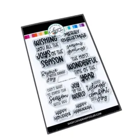 Catherine Pooler Designs - Clear Stamps - Seasonal Mix Sentiments