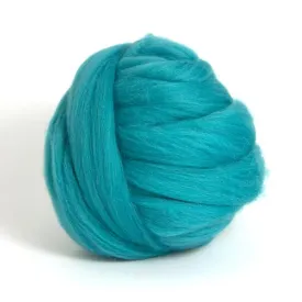 Cerulean Dyed Superfine Merino Tops