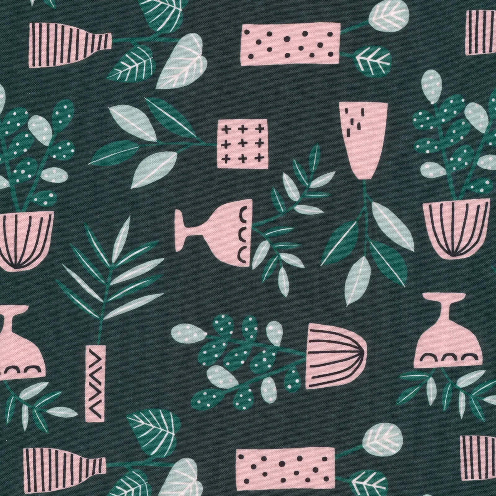 Easy Weekend Organic Cotton Sprouts ½ yd